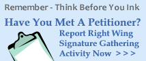 Report Right Wing Signature Gathering