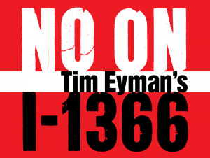 NO on Tim Eyman's I-1366
