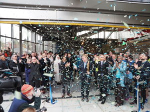 Confetti guns fire to mark opening of U-Link