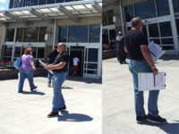 Obnoxious right wing petitioner caught harassing voters in Renton
