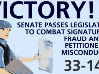 NPI hails Senate passage of bill to combat signature fraud and petitioner misconduct