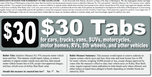 Petition for I-976